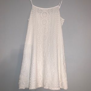 WHITE LACE SUNDRESS